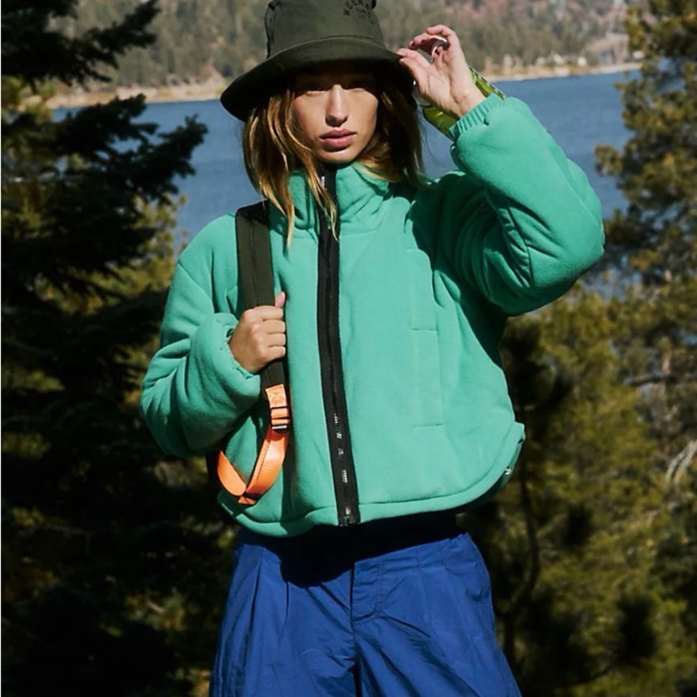 Free People Renegade Fleece Puffer NWOT
